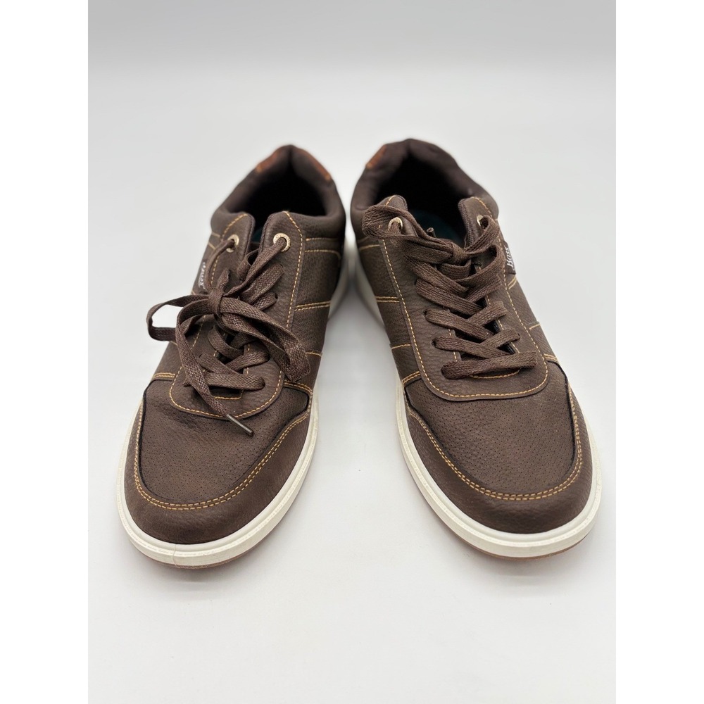 Bass Mens Brown Low Top Sneakers Casual Lace Up Shoes 71362709B1-ML Size 10.5 - Picture 5 of 7